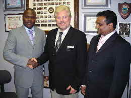 IBEC President Dr Stephen Barnhart meeting with the President of the Bayelsa State Union